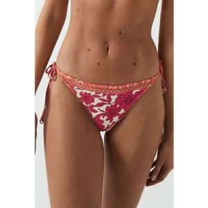 Reiss Sheereen-tie Side Print B Coral