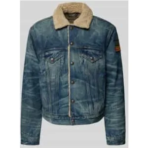 Polo Ralph Lauren Jeansjack met teddybont en borstzakken