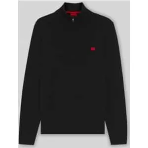 HUGO Regular fit schipperstrui van puur katoen, model ‘SAN QUINTUS’