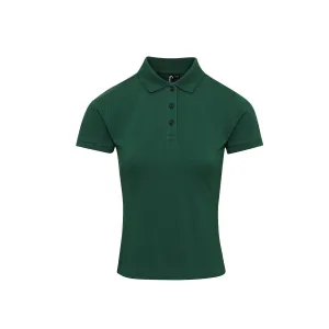 Premier Dames/Dames Coolchecker Plus Poloshirt (Fles groen)