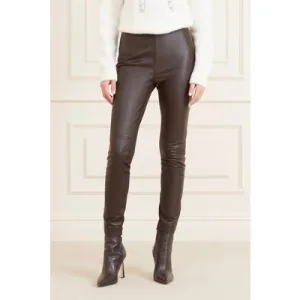 GUESS High Waist Coy Leggi Regal Brown