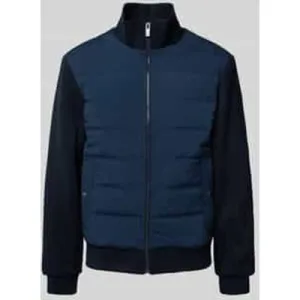 Christian Berg Men Gewatteerd jack met opstaande kraag