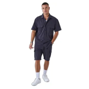 Effen shirt met structuur Project X Paris