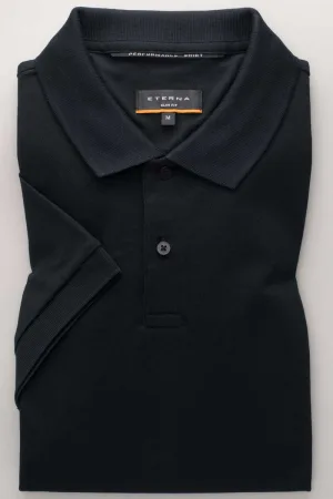 ETERNA Performance Polo shirt Korte mouw zwart