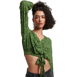 Blouse gebonden aan de voorkant Superdry Vintage