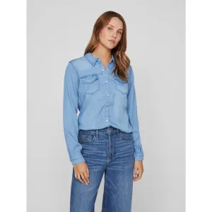 Vila Jeans blouse VIBISTA DENIM SHIRT/SU-NOOS