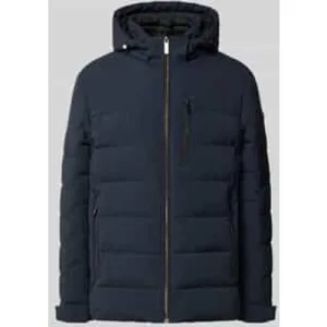 Bugatti Gewatteerd jack met capuchon en ritszakken