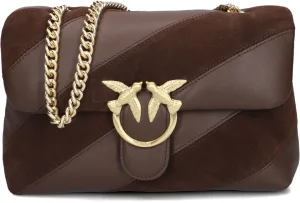 Pinko Schoudertas
Dames Love Puff Classic, Materiaal: Leer, Kleur: Bruin