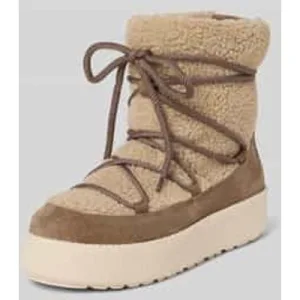 Marc O’Polo Laarzen van teddybont met vetersluiting, model ‘PIA’