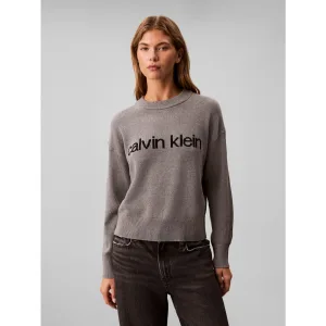 Calvin Klein Gebreide trui Cotton Graphic Pullover