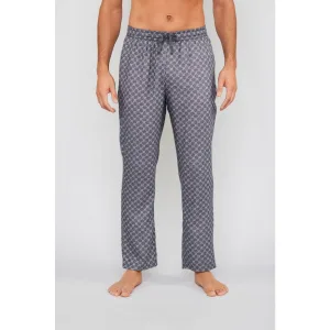 Marc O’Polo Pyjamabroek Relax Katoen-viscosemix, cornflower-design, regular fit