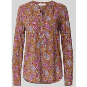 Christian Berg Woman Blouseshirt van viscose met V-hals