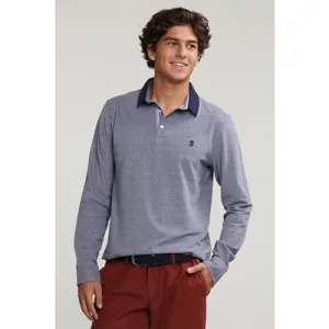 River Woods Custom Fit Cotton Polo Navy