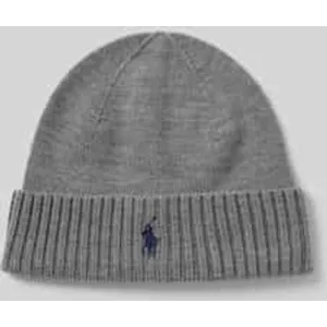 Polo Ralph Lauren Beanie van wol met labelstitching