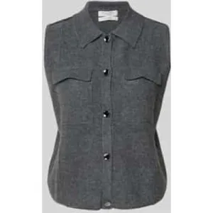 Christian Berg Woman Wollen shirt met platte kraag