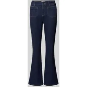 Christian Berg Woman Bootcut fit jeans met riemlussen