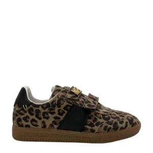 Steve Madden Jeileen sneakers met panterprint beige/zwart