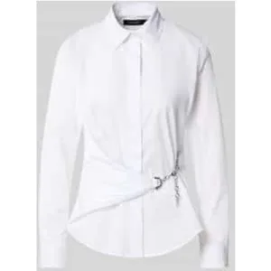 Lauren Ralph Lauren Regular fit overhemdblouse met kettingdetail, model ‘Coniah’