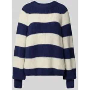 ARMEDANGELS Loose fit gebreide pullover van een mix van wol en katoen, model ‘KAAGI STRIPES’