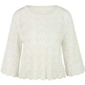 Trui ronde hals Van Peter Hahn wit