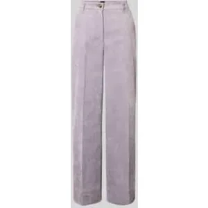 Boss Orange Wide leg corduroy broek met riemlussen, model ‘TACODI’