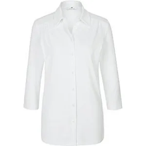 Jersey blouse 3/4-mouwen Van Peter Hahn wit