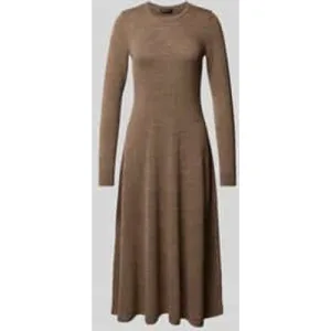 Lauren Ralph Lauren Midi-jurk van wol met ronde hals, model ‘VORLEY’