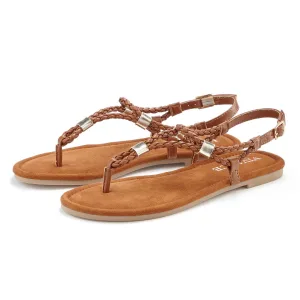 Vivance Sandalen Zomerschoen Tussenstuk, zomerschoen, sandaal met verfijnde bandjes