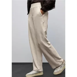 Street One Dames Straight Legs corduroy broek in Beige