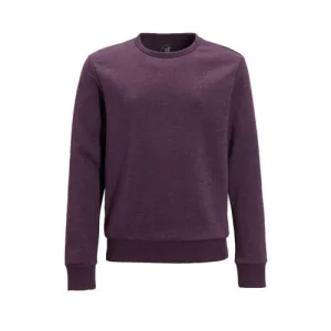 anytime fleece sweater paars melange