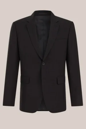 WE Fashion – Heren slim fit blazer – Slim Fit – Zwart –