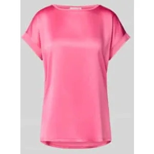 Christian Berg Woman T-shirt met geribde ronde hals