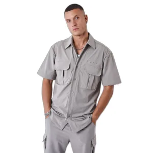 Effen shirt met structuur Project X Paris