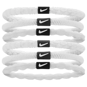 Nike 2024 Flex Haarbandjes (Set van 6) (Wit)