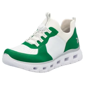 RIEKER Sport Slip-on sneakers Vegan , instapschoen, lage schoen, vrijetijdsschoen met snel sluiting