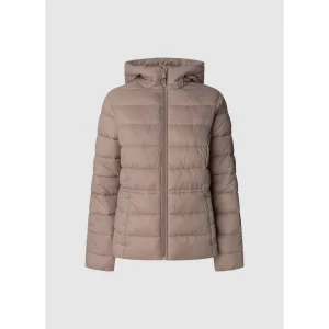 Pepe Jeans Gewatteerde jas SALLY SHORT getailleerd, met verstelbaar tunnelkoord