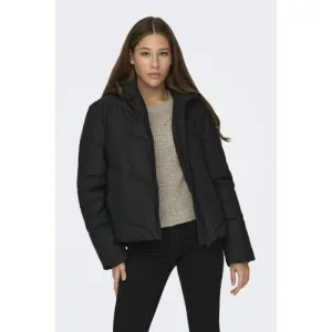 JDY gewatteerde winterjas JDYARNHEM zwart