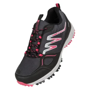 Mountain Warehouse Dames/dames Lakeside wandelschoenen (Gitzwart/roze)