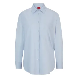 Damesblouse Hugo Oversize-Fit in Paars