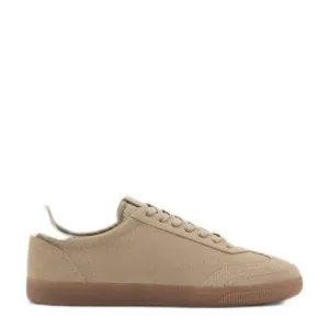 Mango suède sneakers lichtbruin