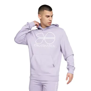 Crosshatch Heren Zieman Hoodie (Lichtpaars)