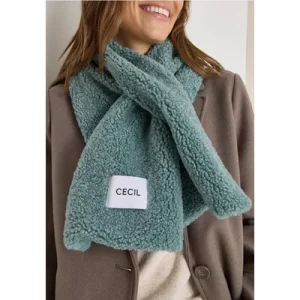 Cecil Dames Teddy sjaal in Groen