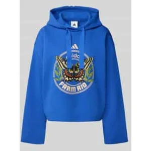 adidas Sportswear Hoodie met motiefprint, model ‘FARM’
