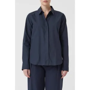 Closed Classic Shirt Shirts & Blouses Dark Night