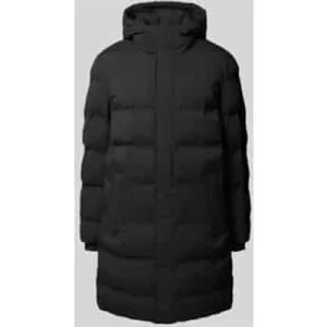 MCNEAL Gewatteerde lange jas met capuchon en steekzakken