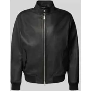 Boss Regular fit leren jack van echt lamsleer, model ‘MOINER’