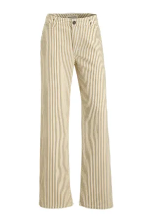 Sofie Schnoor high waist wide leg jeans camel