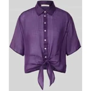 Christian Berg Woman Regular fit blouse met knoopdetail