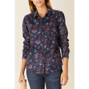 River Woods Shirt With Chest Pockets In Blue