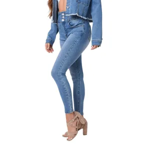 Dames skinny jeans met hoge taille Project X Paris